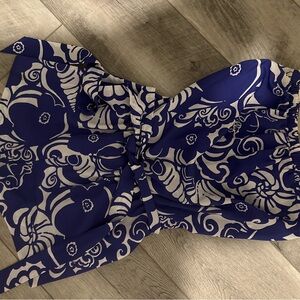 Lilly Pulitzer strapless romper XS